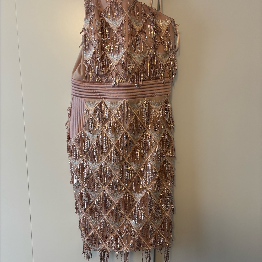 Sequin Embellished Dress zhivago brand